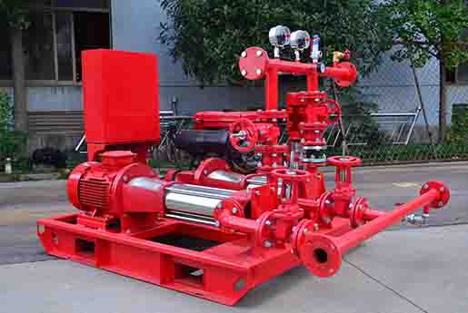 What is the difference between a fire pump and an ordinary domestic water pump?